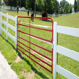Metalowe panele ogrodzeniowe z żywicy proszkowej Farm Cattle Rail Double Gate