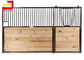 Pudełka bambusowe ze stali nierdzewnej Pojemnik Stajnie dla koni Prefabrykowane panele boczne