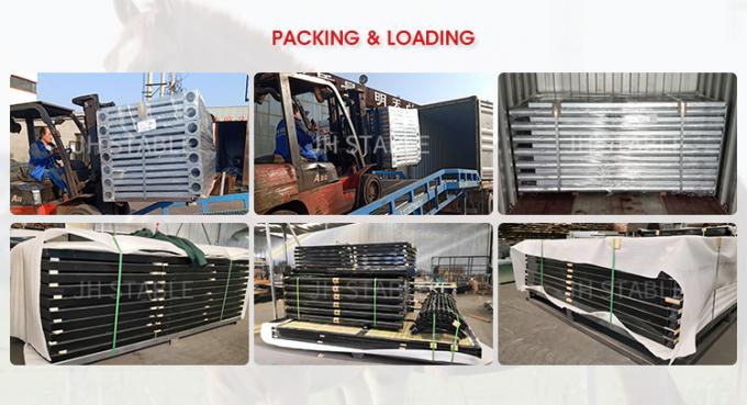 Przenośne, konfigurowalne stajnie dla koni Stajnie z frontami o wysokości 7,2 stopy z dachem 7