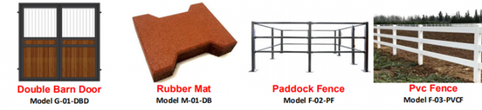 Ruchome stajnie dla koni Hdpe 8mm Przenośne tymczasowe niezawodne prefabrykowane 5