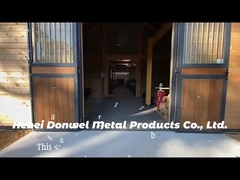 Kryty dach schowka Europejskie stajnie dla koni Wypełnienie z drewna bambusowego