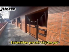 Długa żywotność JH Brand Horse Stable Box Horse Stall Fronts Doors With Bamboo Wood