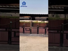 Galwanizowane fronty stoisko konne z wypełnieniem ciasta drewna typu i bambusowego obróbki powierzchni