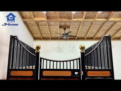 Przenośny prefabrykowany stodoła konia bezpieczne konia stabilne metalowe konia stall przednie pudełka z bambusowego drewna