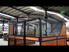 W pełni konfigurowalne europejskie boksy dla koni Materiał odporny na korozję