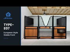 Przedstawiamy Panele Frontowe do Stajni dla Koni z Bambusa, Spawane, Malowane Proszkowo, Odporne na Warunki Atmosferyczne