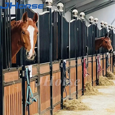 Farm Riding Europejskie boksy dla koni Niestandardowe stodoły dla koni 2,2 m wysokości Łatwy montaż