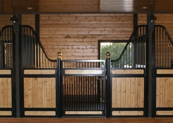 Longlife JH Box Horse Stable Box Stoiska z przodu Drzwi z drewna bambusowego